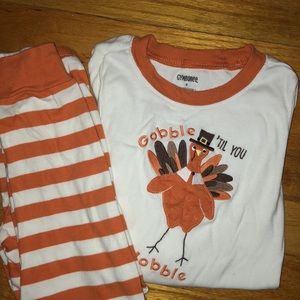 Boys Gymboree thanksgiving jammies